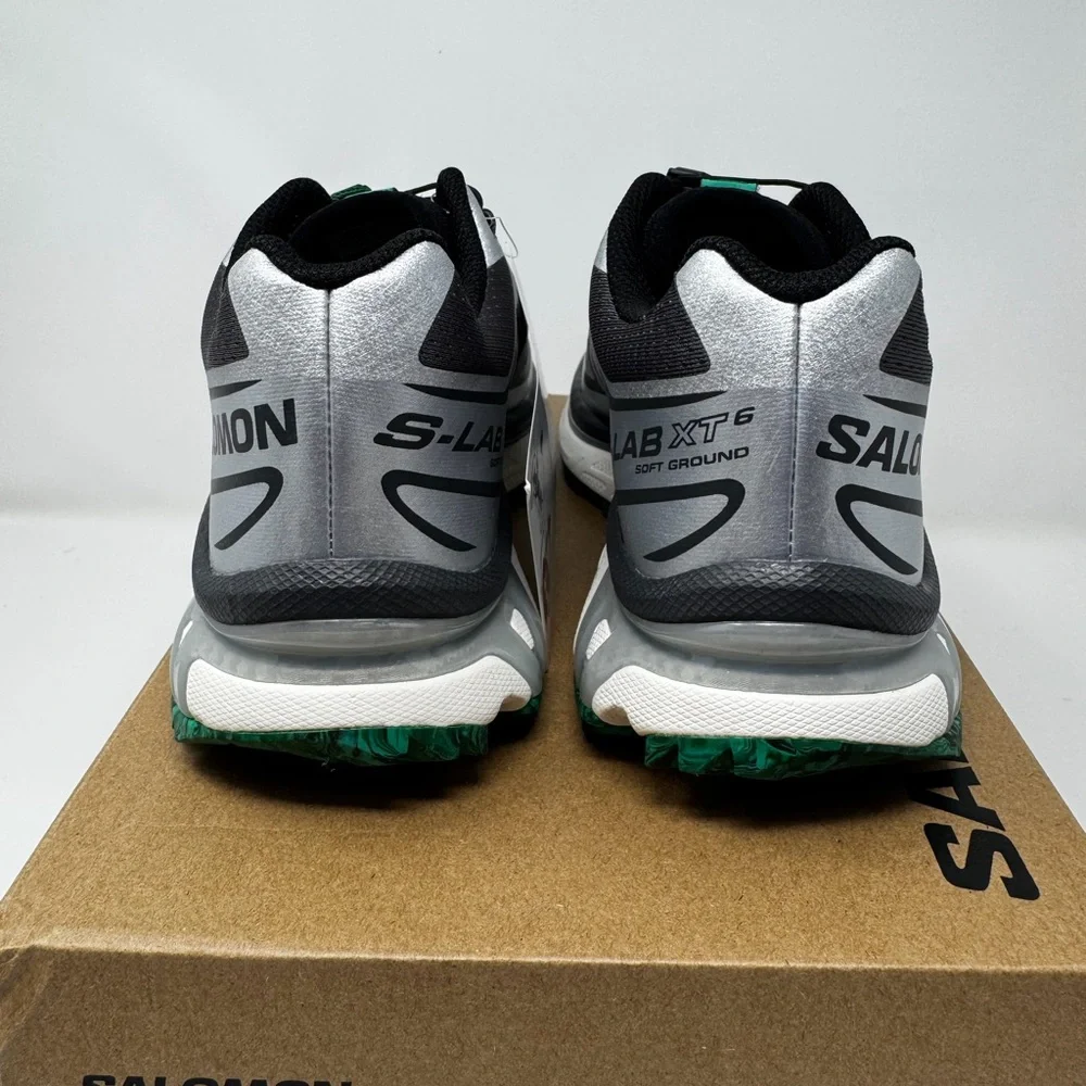 Salomon Green and Silver XT-6 x END Sneakers - Women’s 8/Men’s 6.5 - Picture 6 of 9